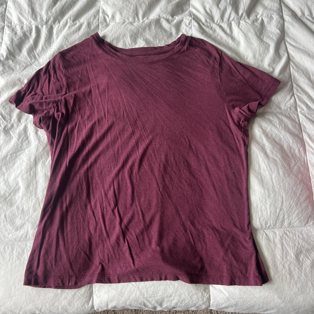 A New Day Basic Tee - Purple XXL